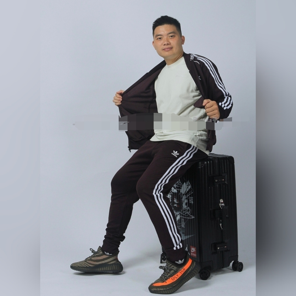 Adidas Originals Sst PrimeBlue 2pc Tracksuit (Jacket + Pants) Shadow Maroon